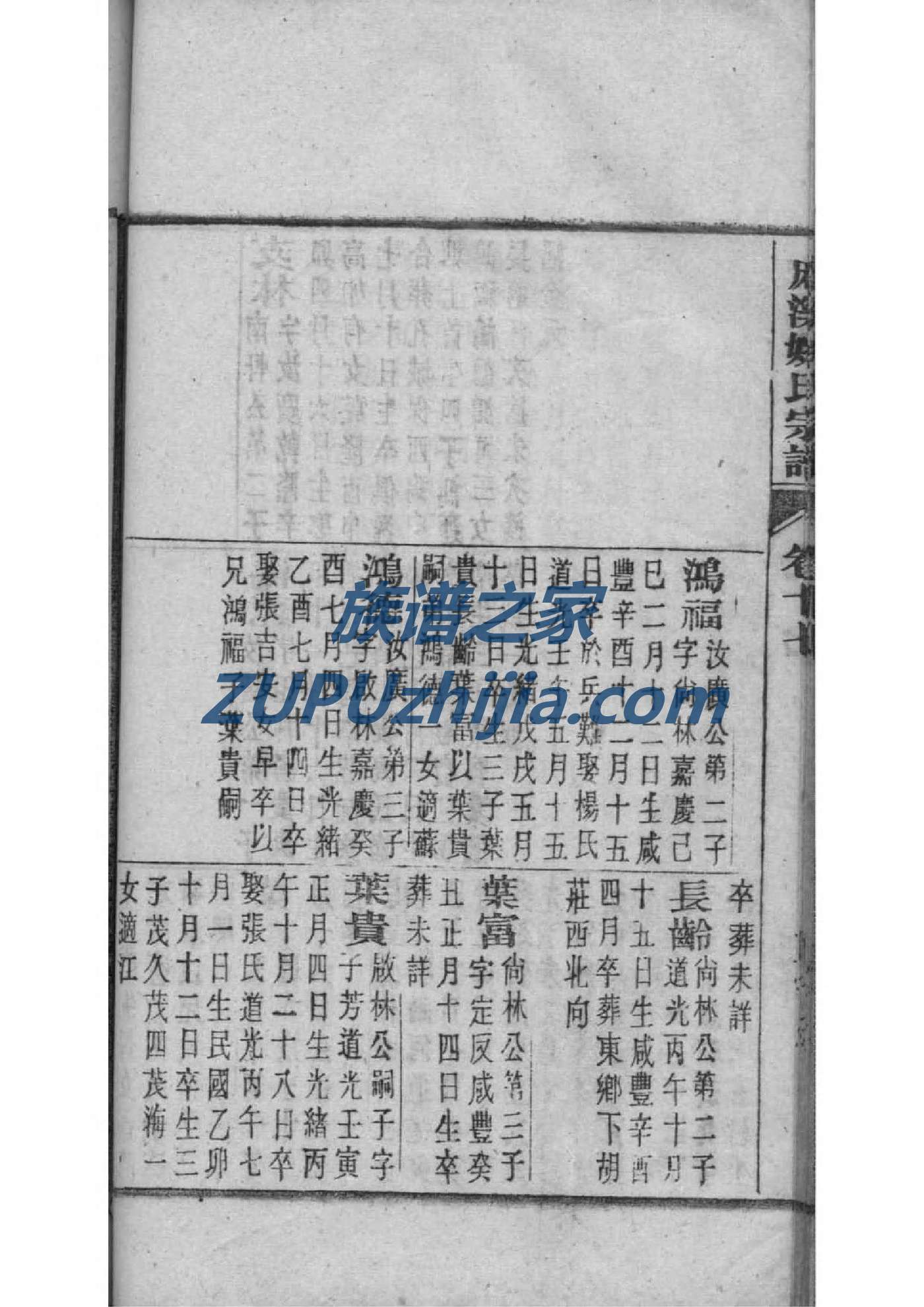 毛氏族谱48个字辈