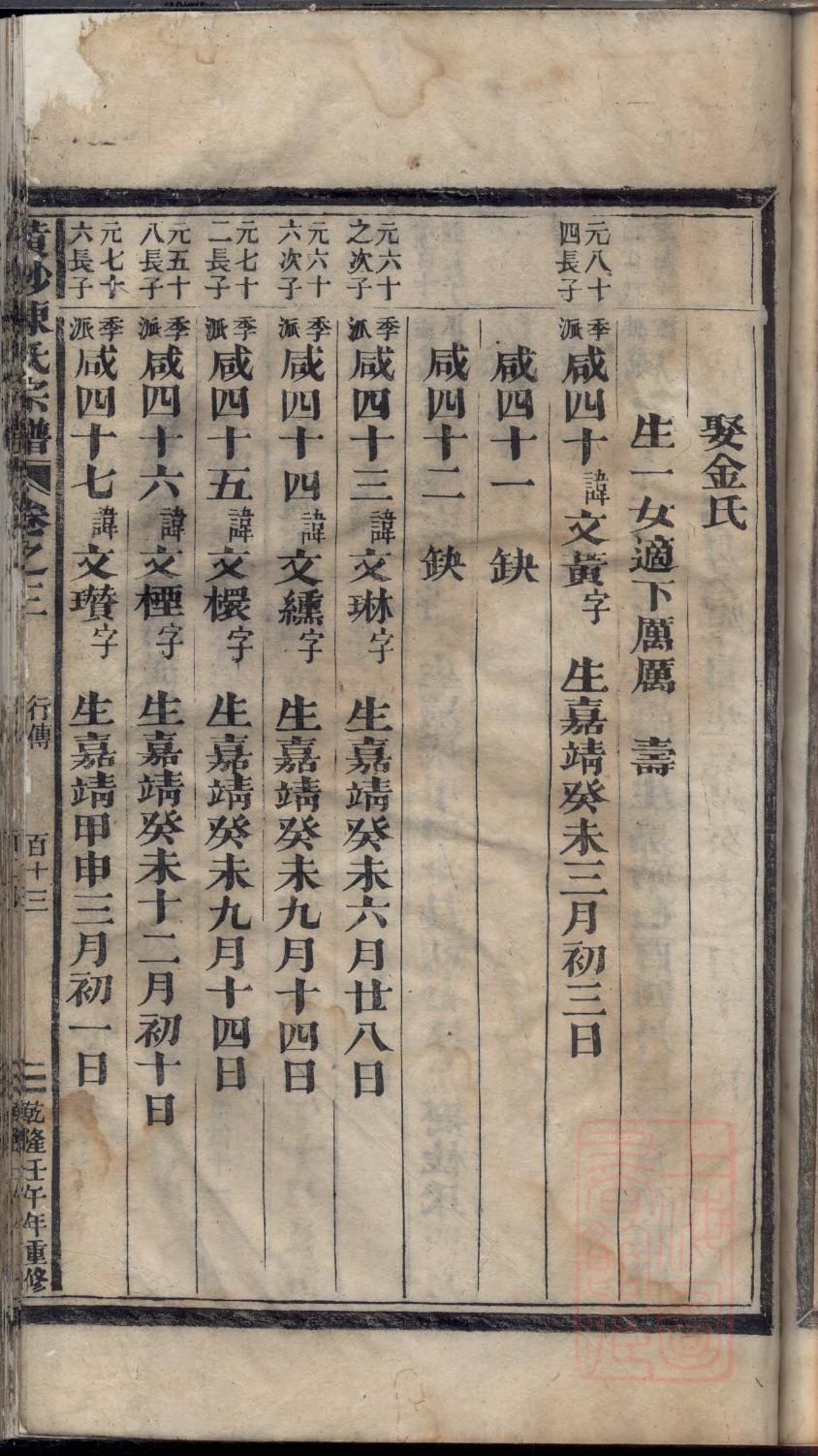余氏族谱60字辈下邳堂