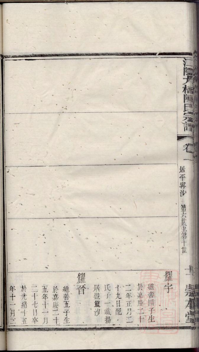 雷姓家谱辈分表