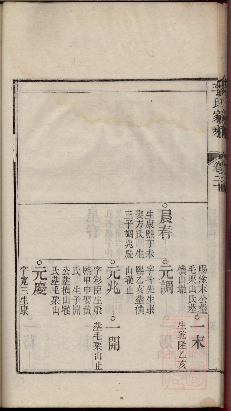 翠氏族谱视频