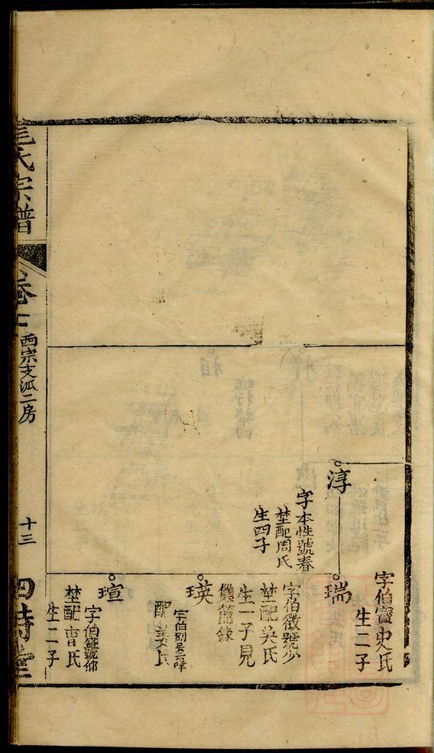 严氏族谱序范本范文