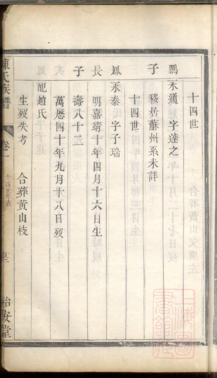 荆氏族谱完整版
