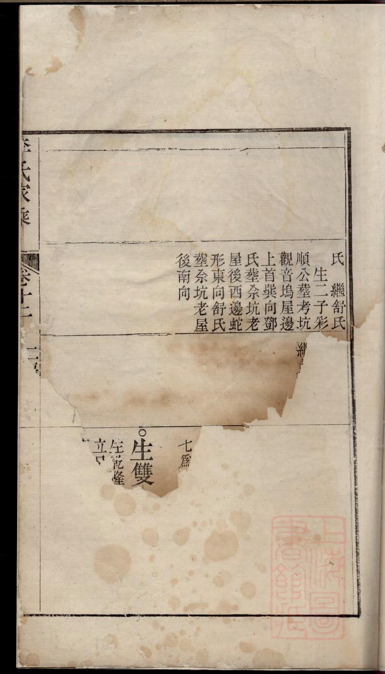 萧氏族谱宁夏分支