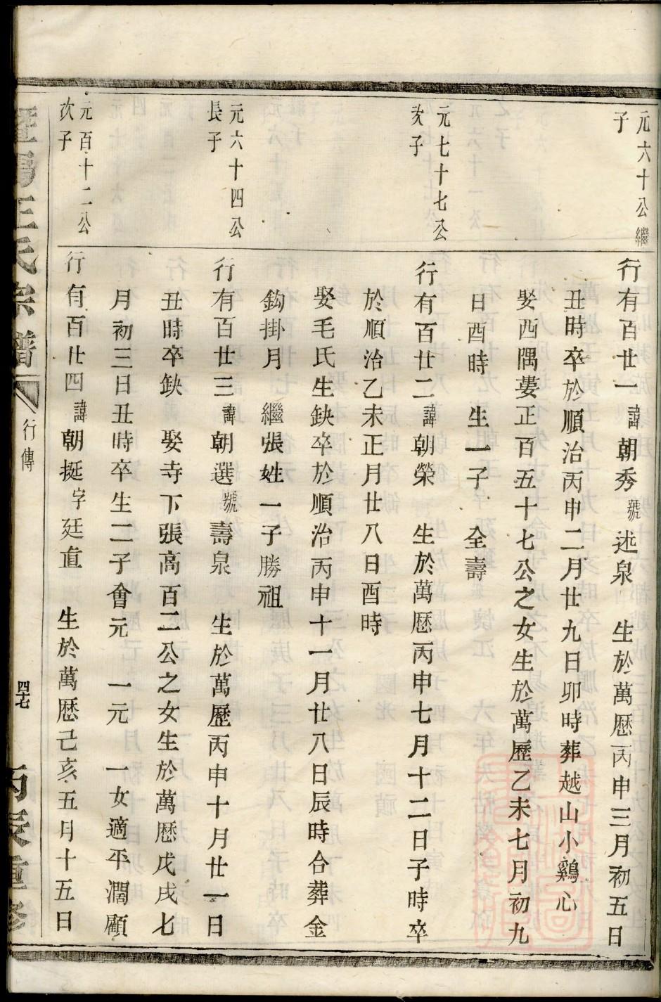 史氏族谱56个字辈