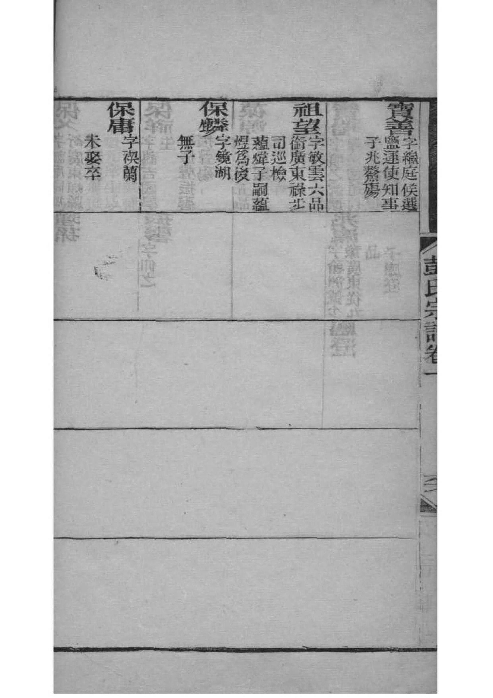 柯氏族谱字辈书