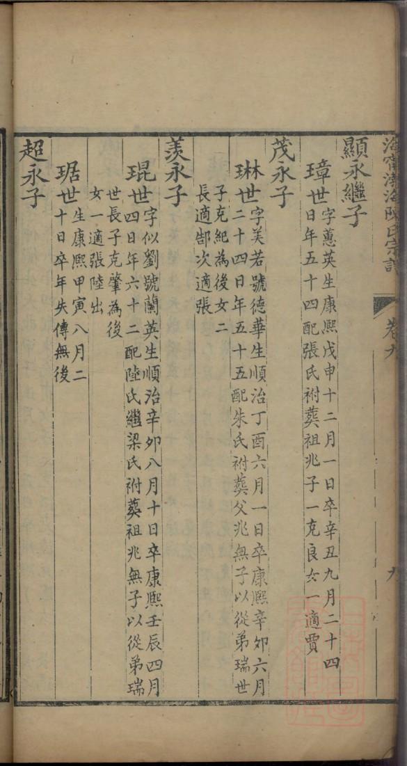 幸氏族谱字辈查询表