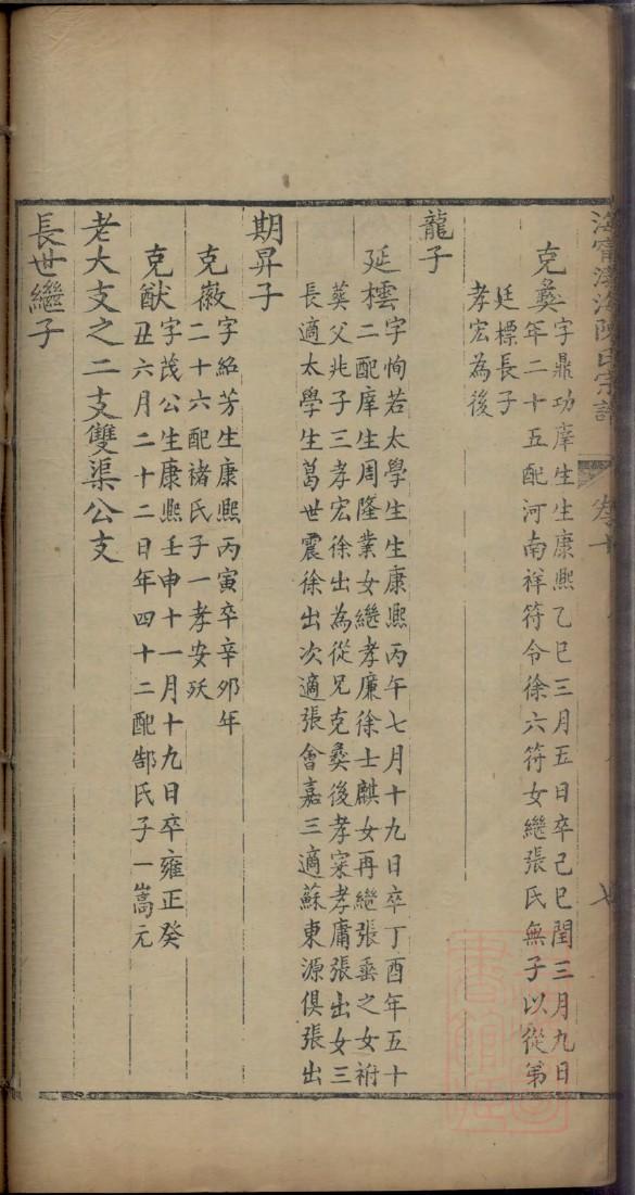 宁姓族谱