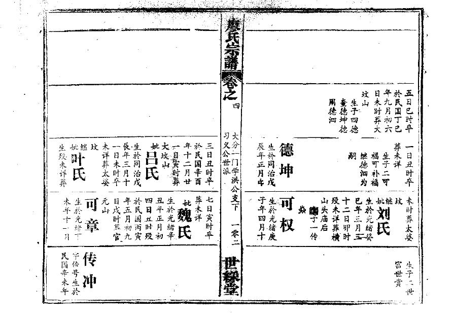 四川谭氏家谱32个字辈