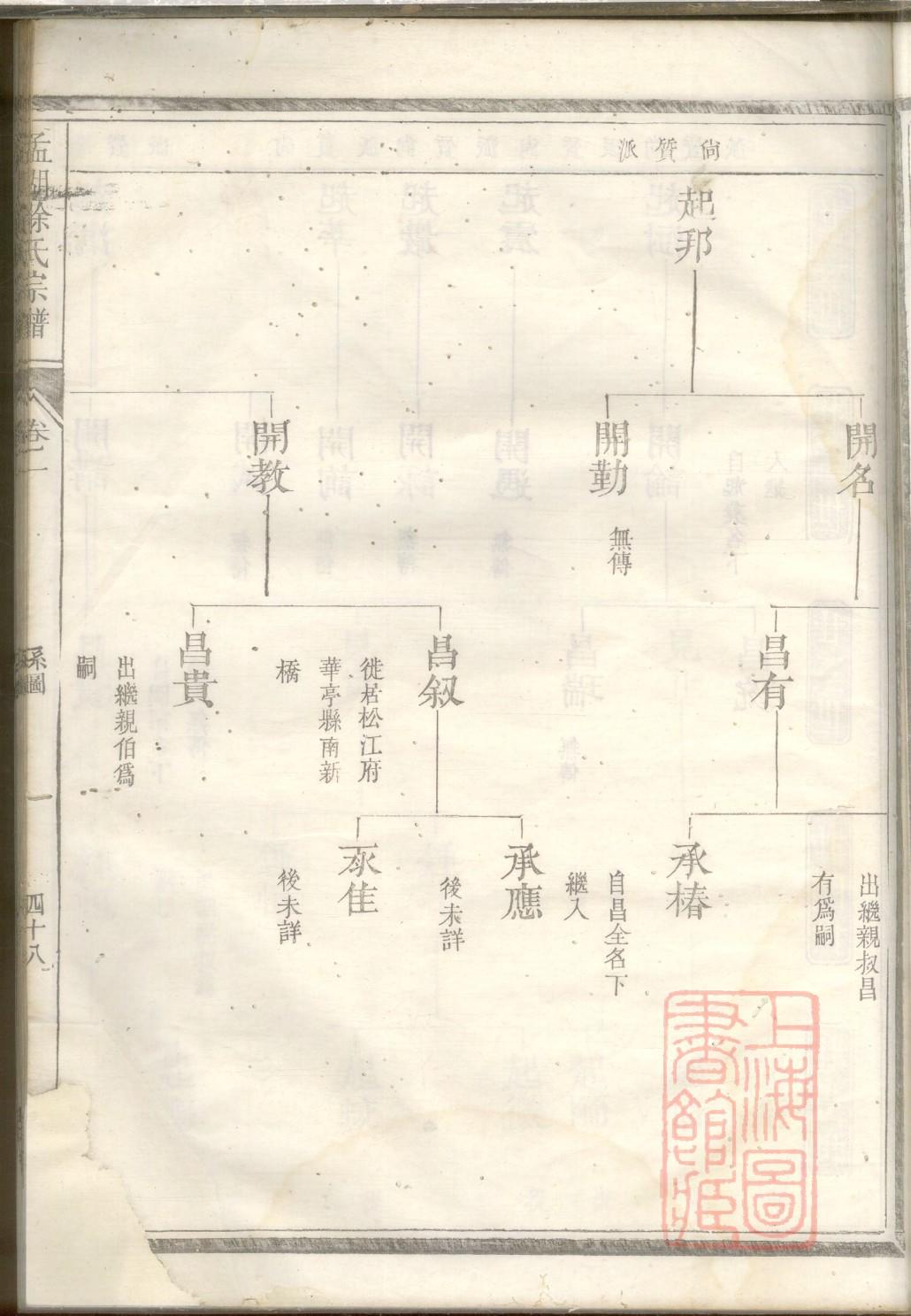 修族谱是什么