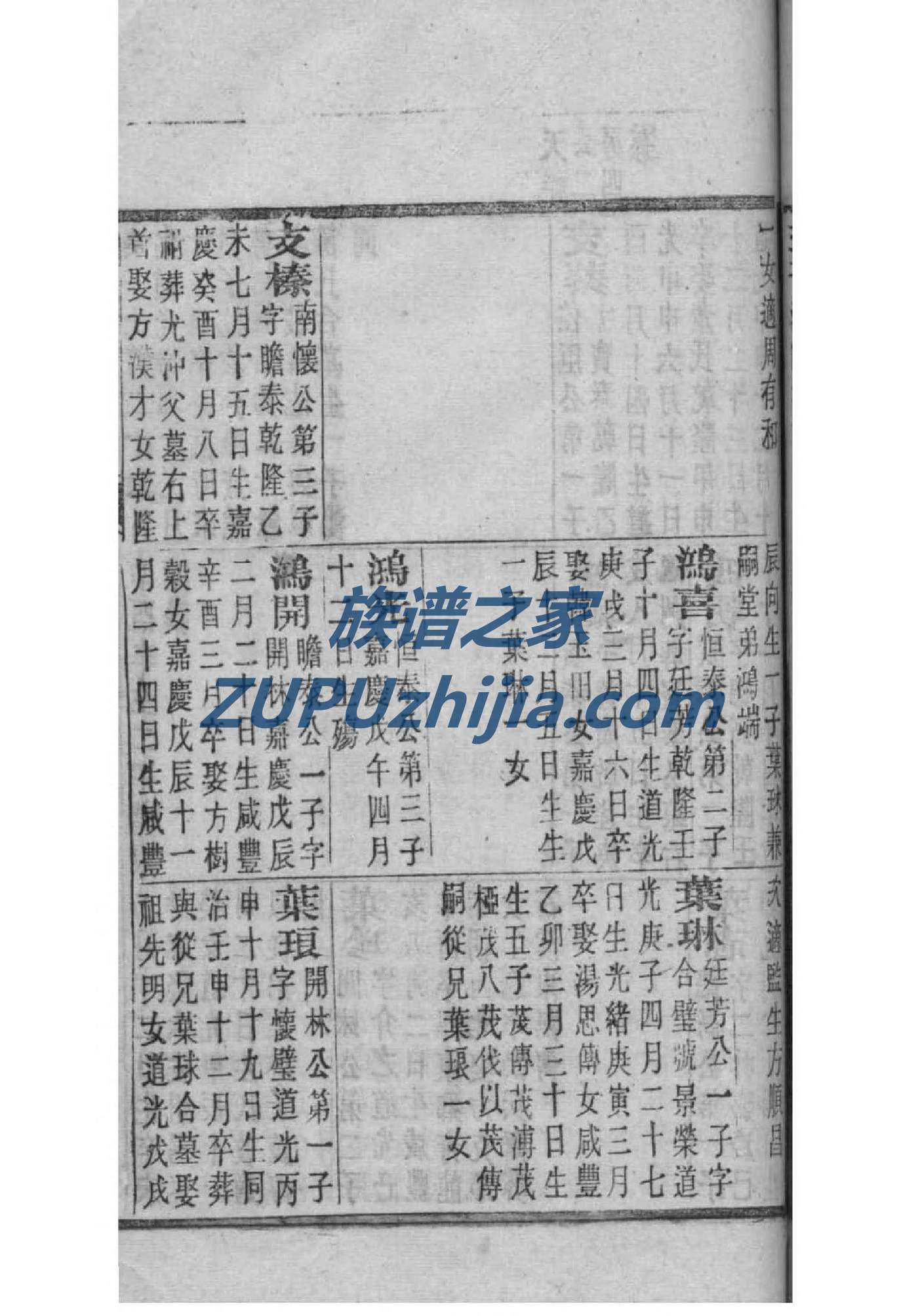 杨氏族谱江西分支