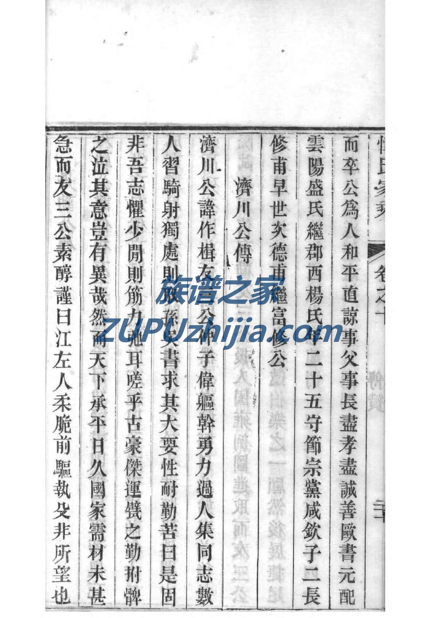 良家族谱查询