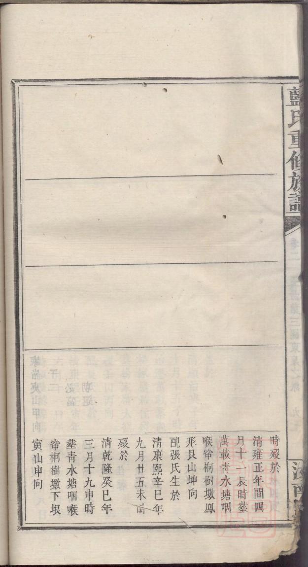 厉氏家谱全书
