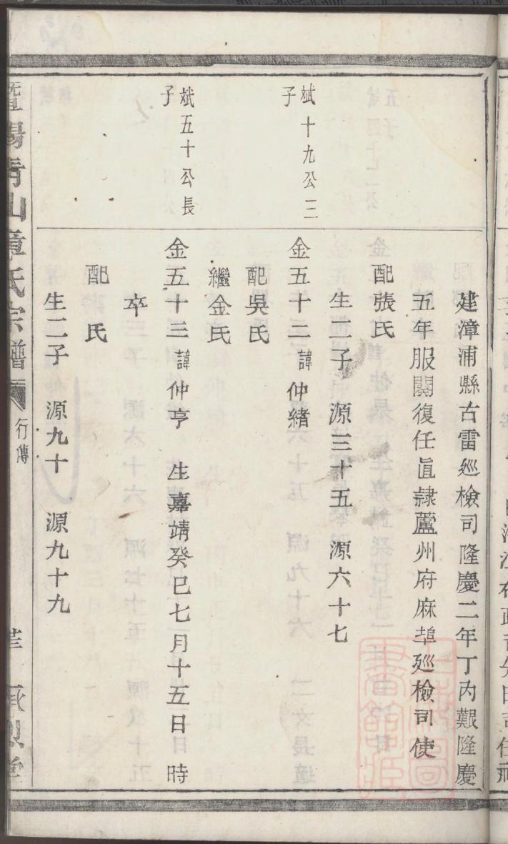 许氏族谱排字