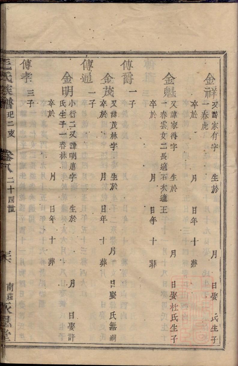 满家族谱查询