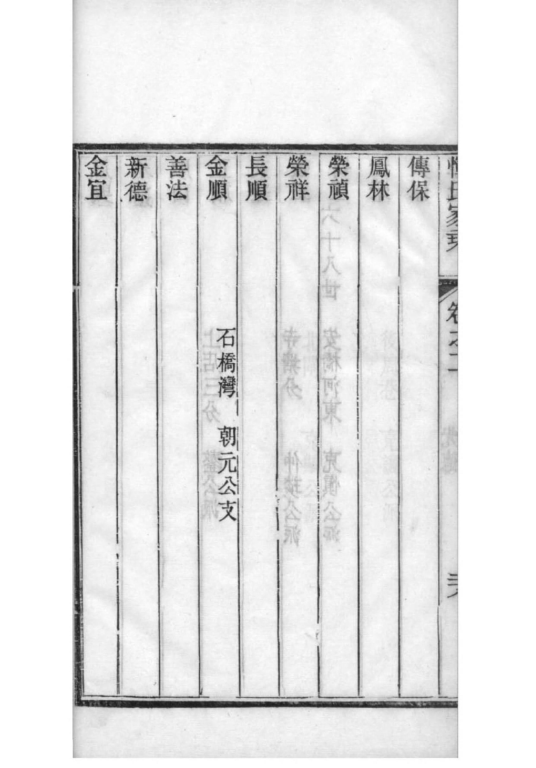 歧氏族谱完整版