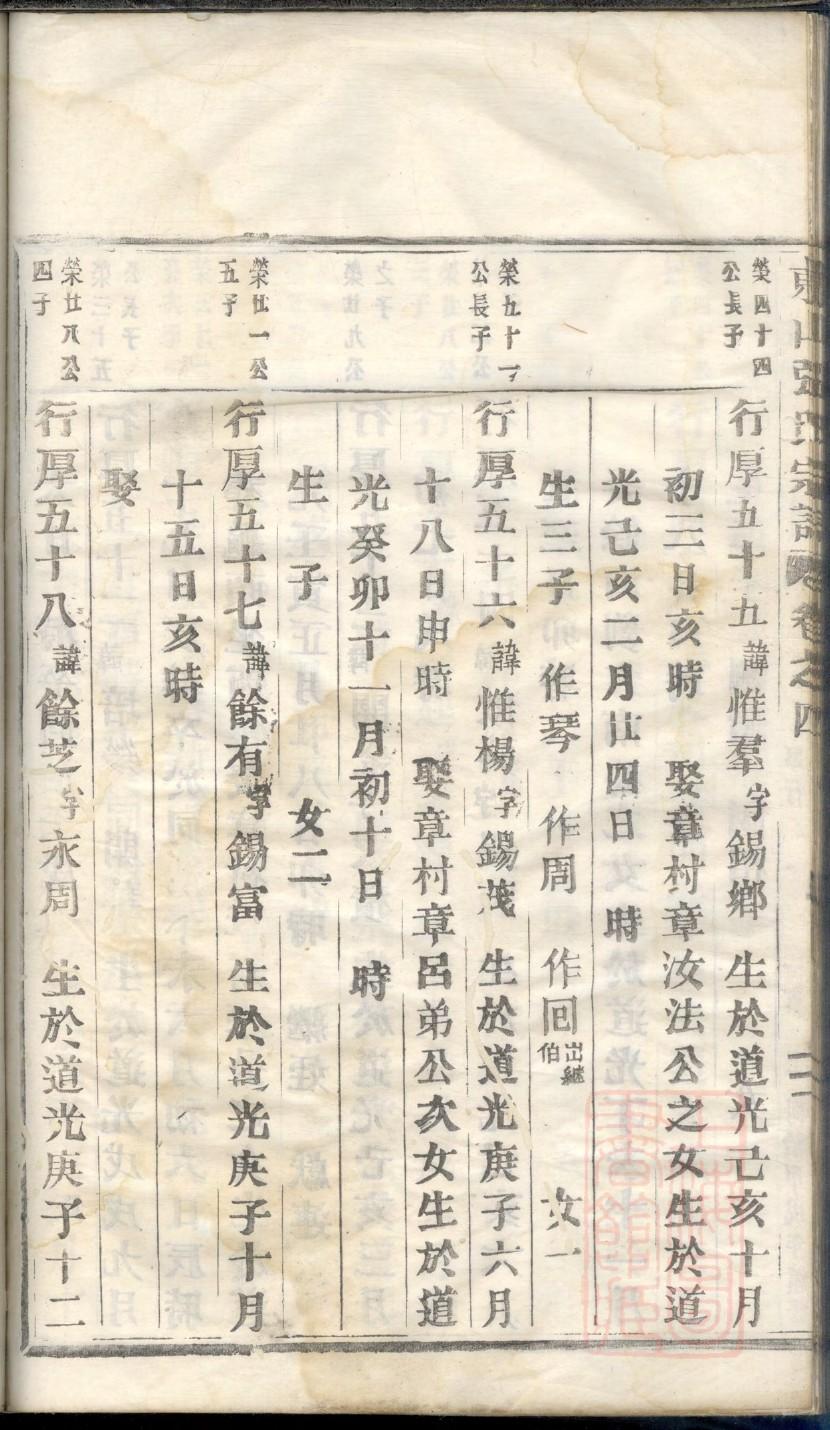 族谱制作EXCEL