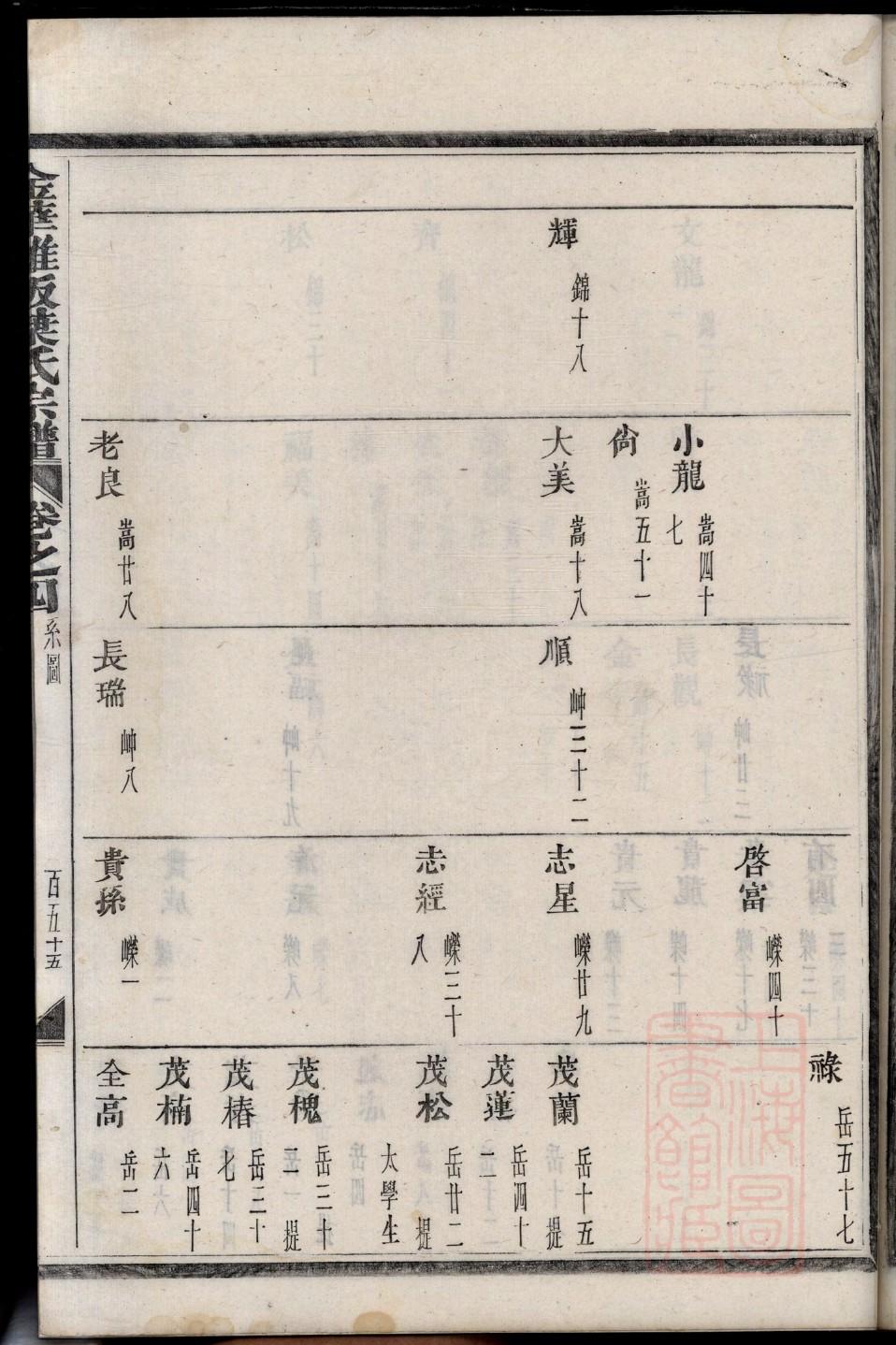 王氏族谱重庆分支