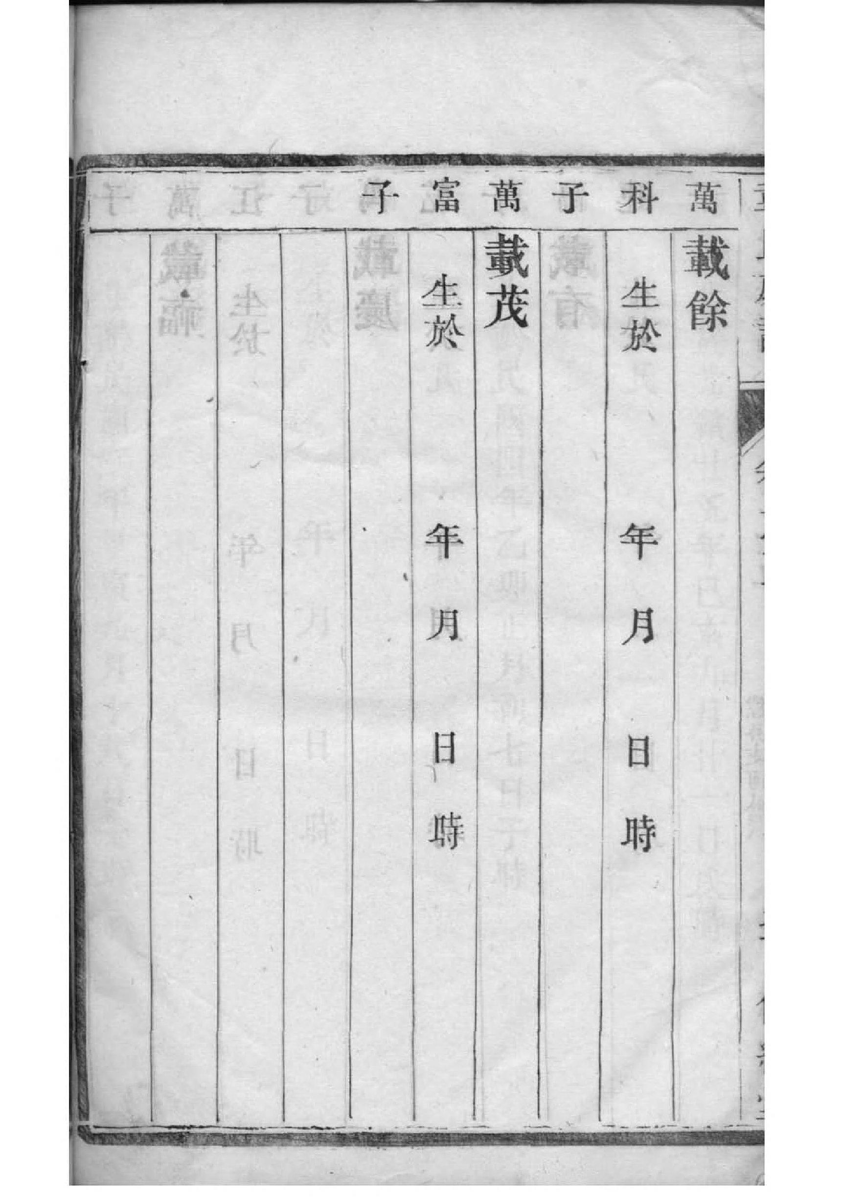 族谱研究
