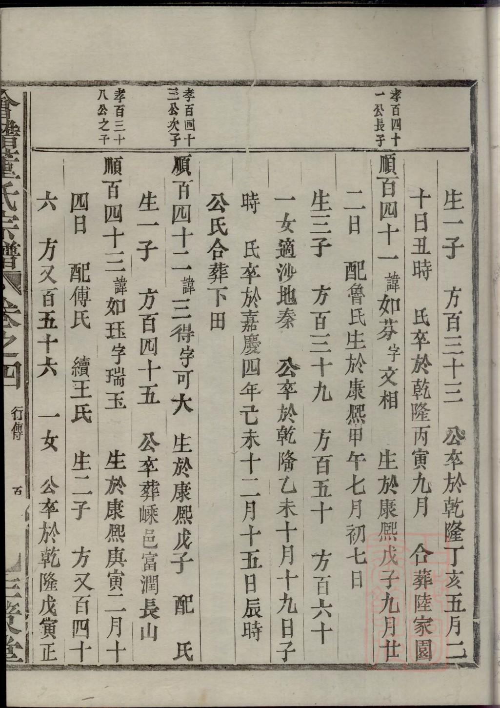 刘氏族谱辈分表