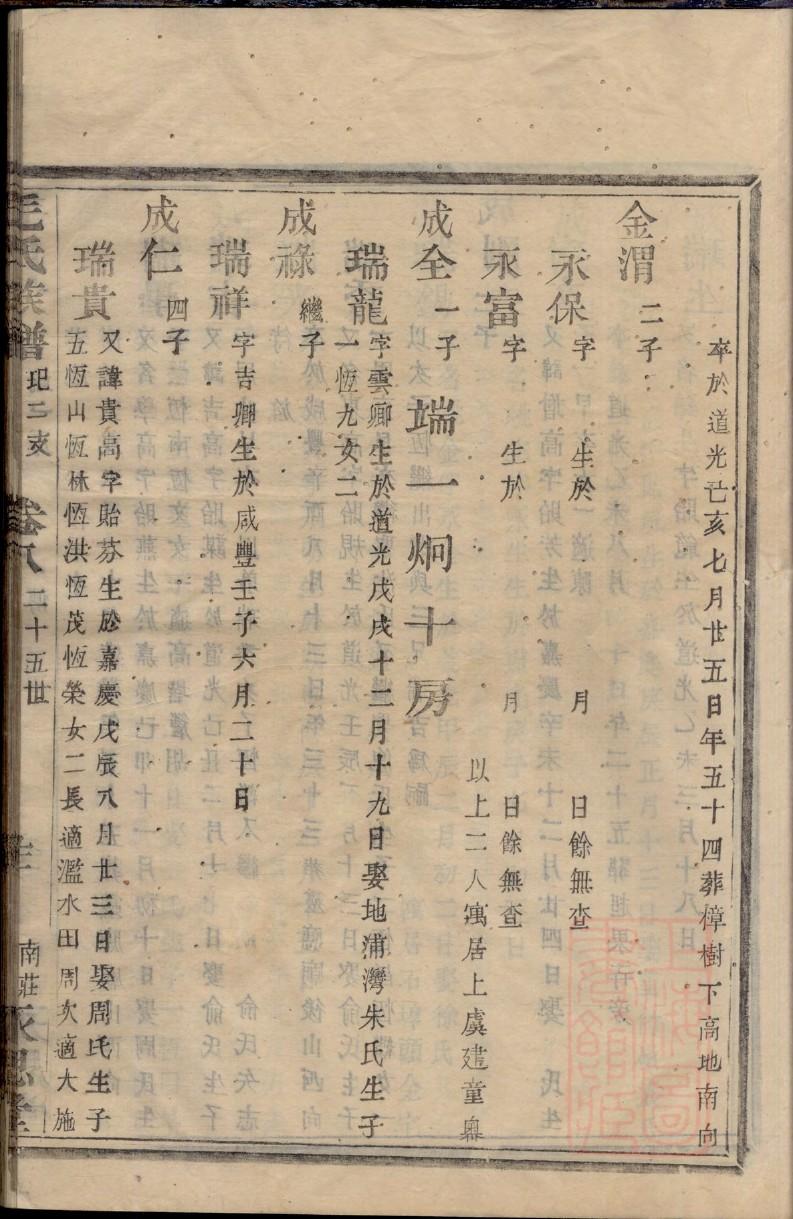 族谱家谱图片