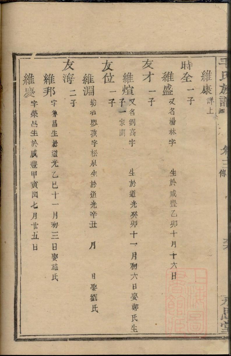 陈氏家谱辈分排名表