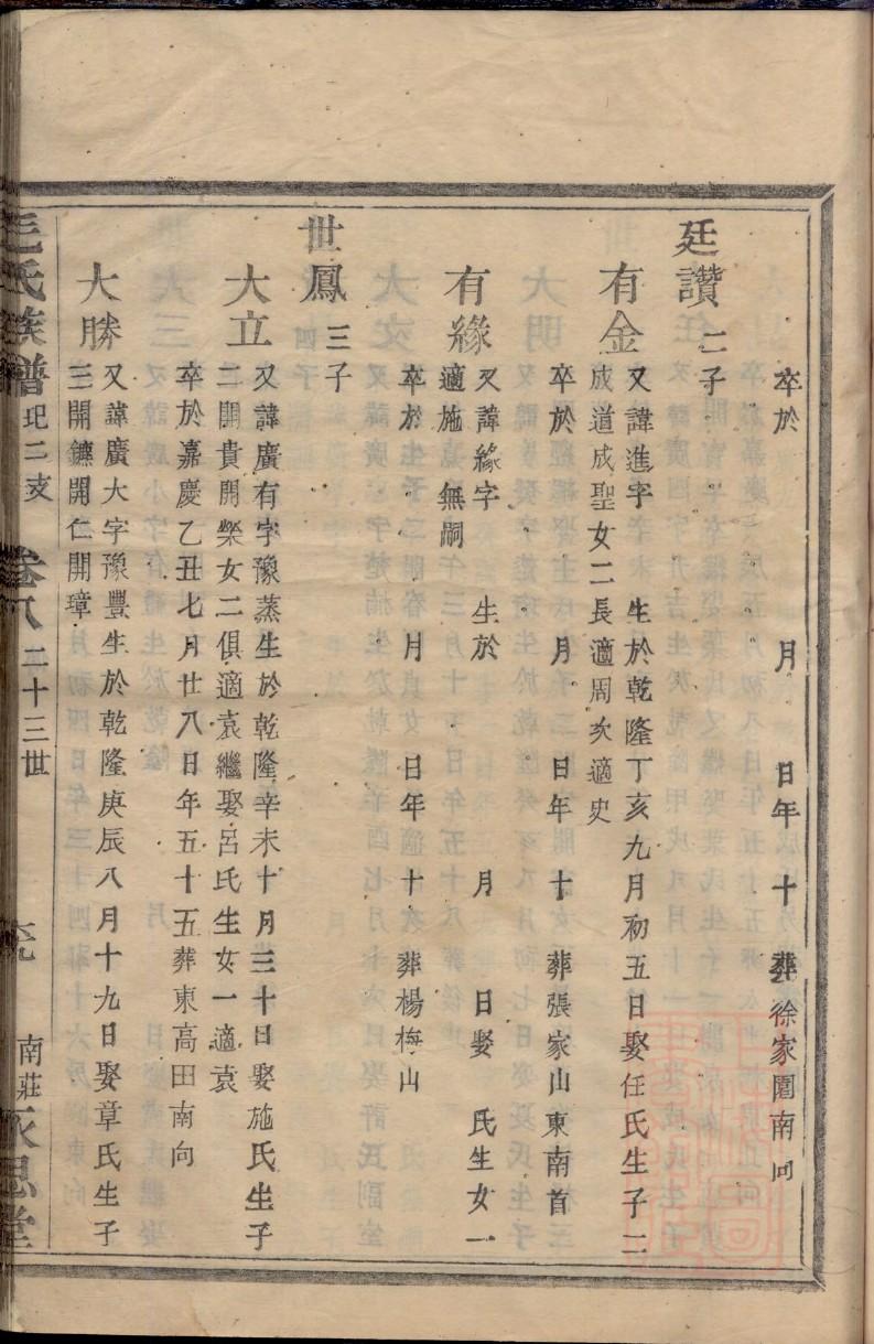 用氏族谱辈分表