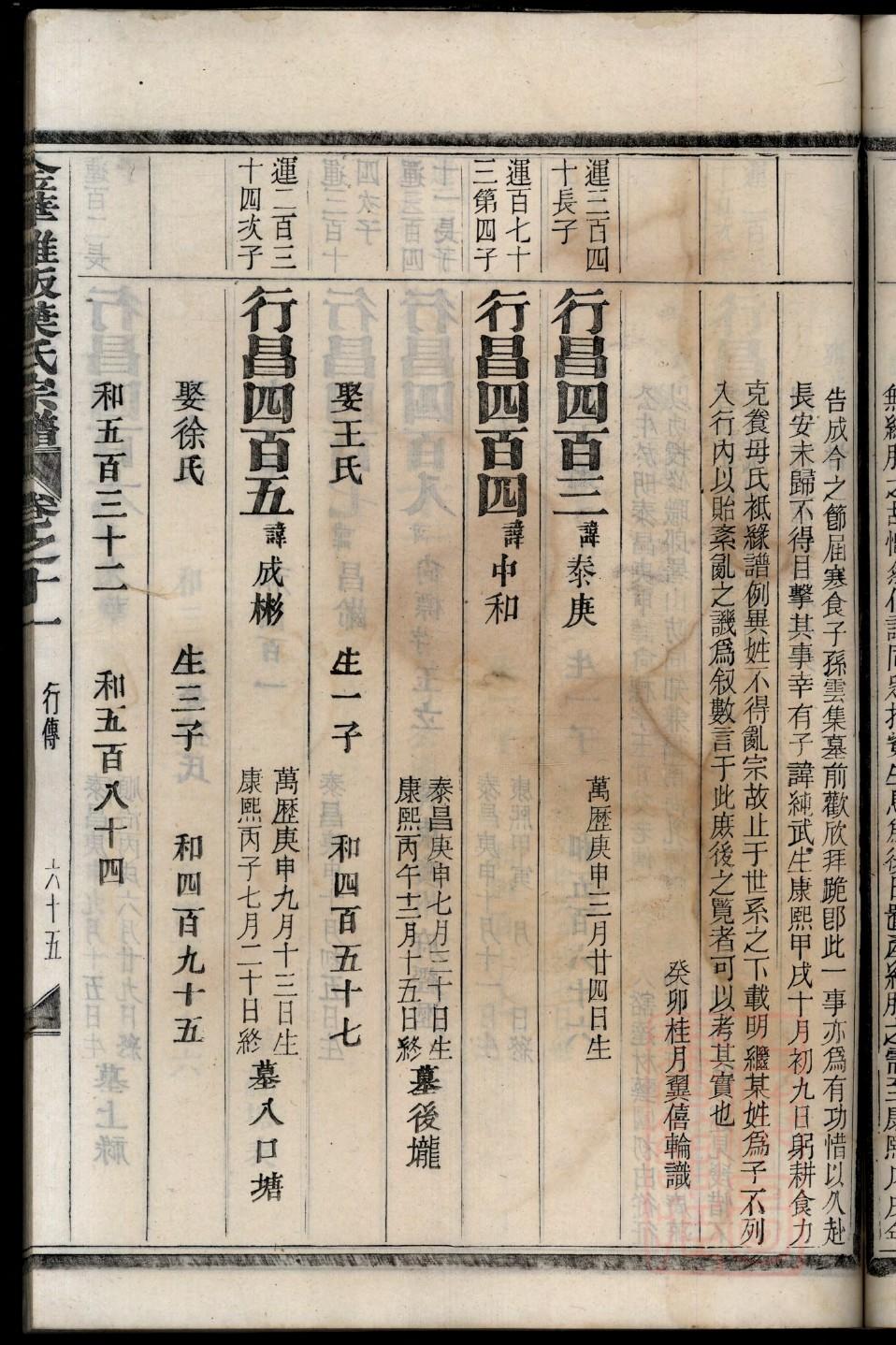 新修族谱前言