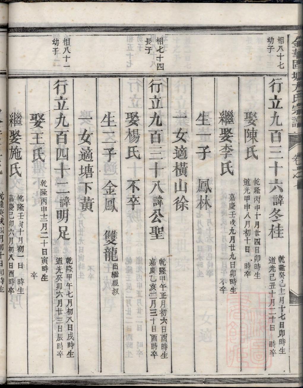 慕容姓家谱辈分表