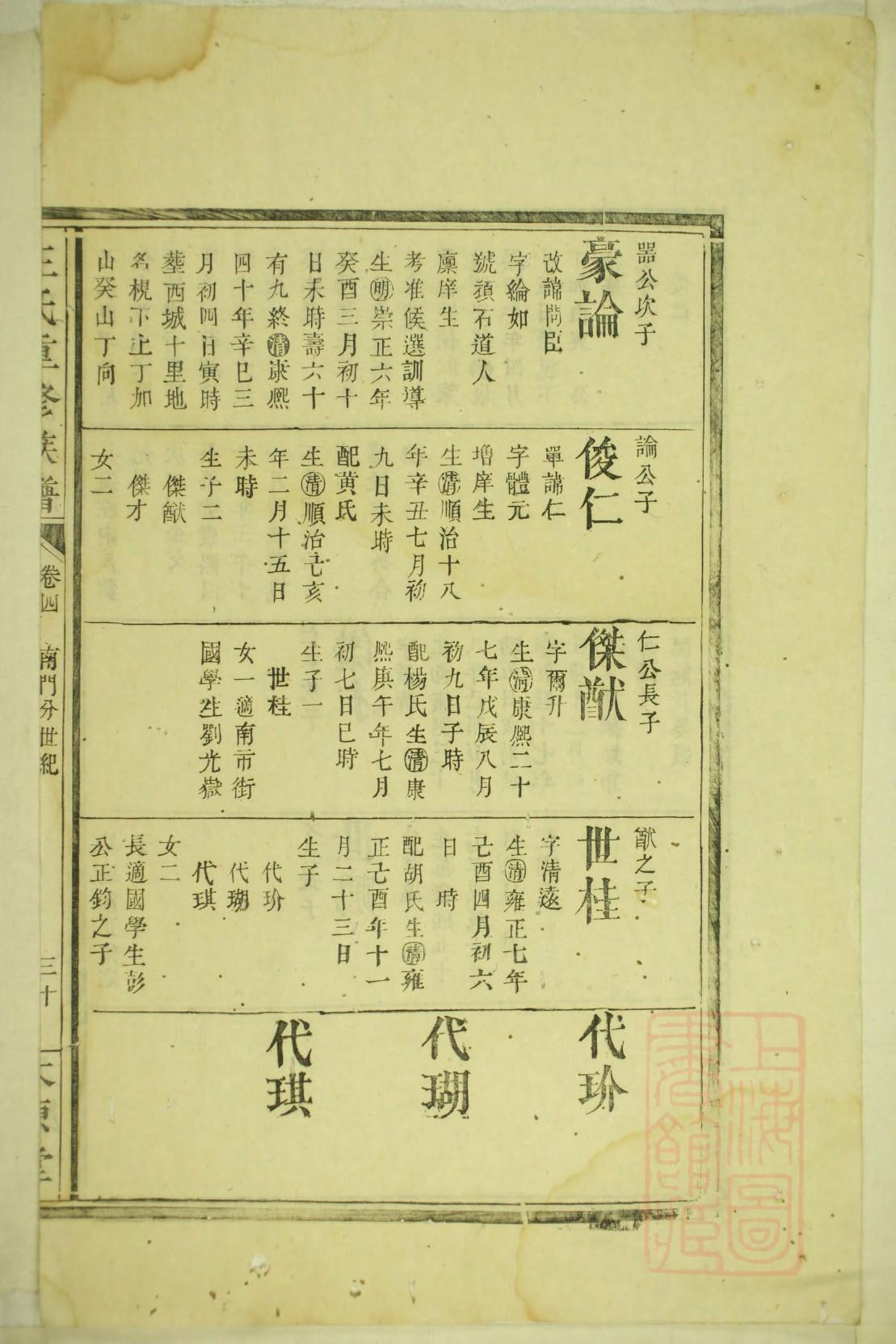 慎氏族谱族规是什么
