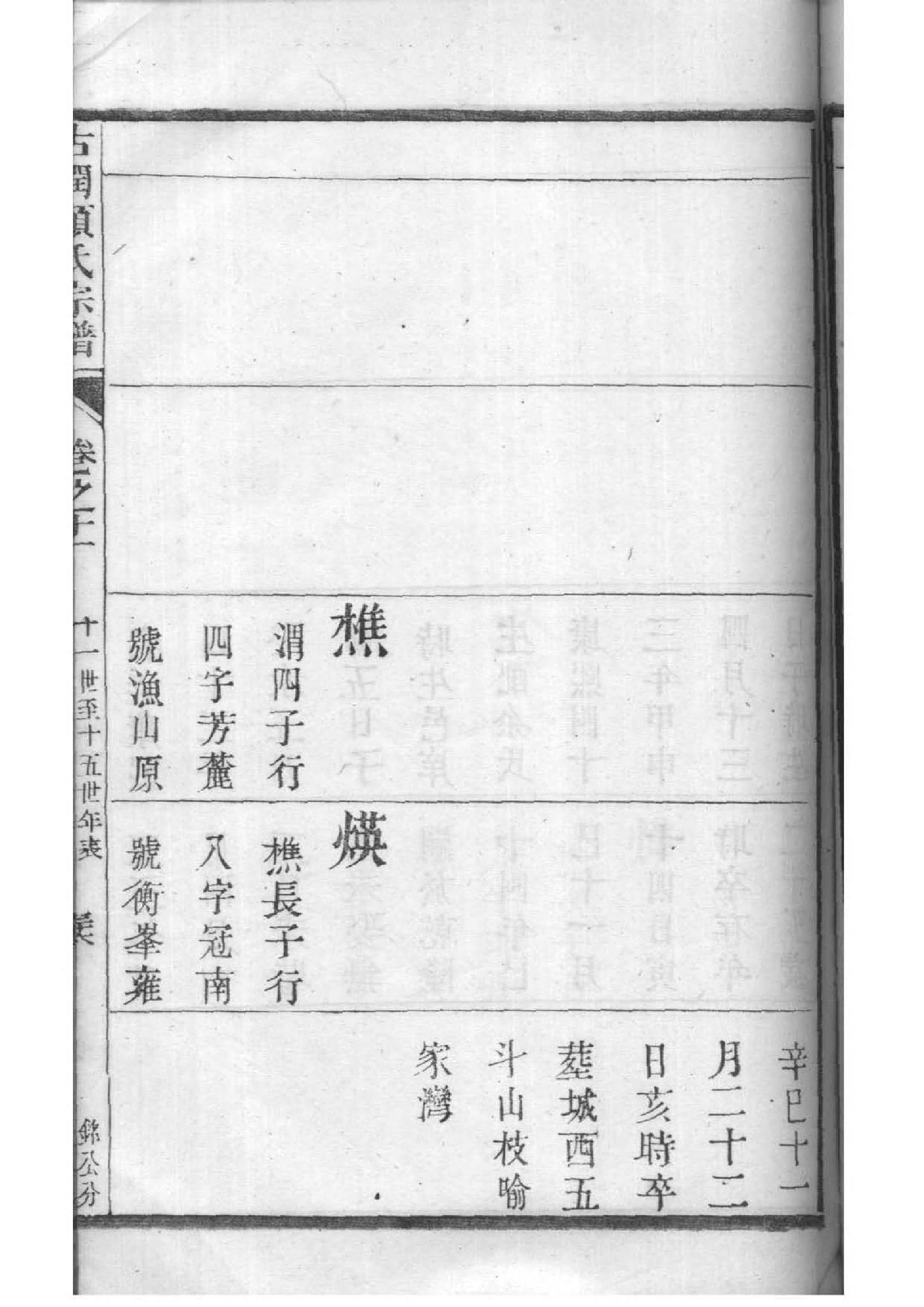 贵州何氏家谱字辈