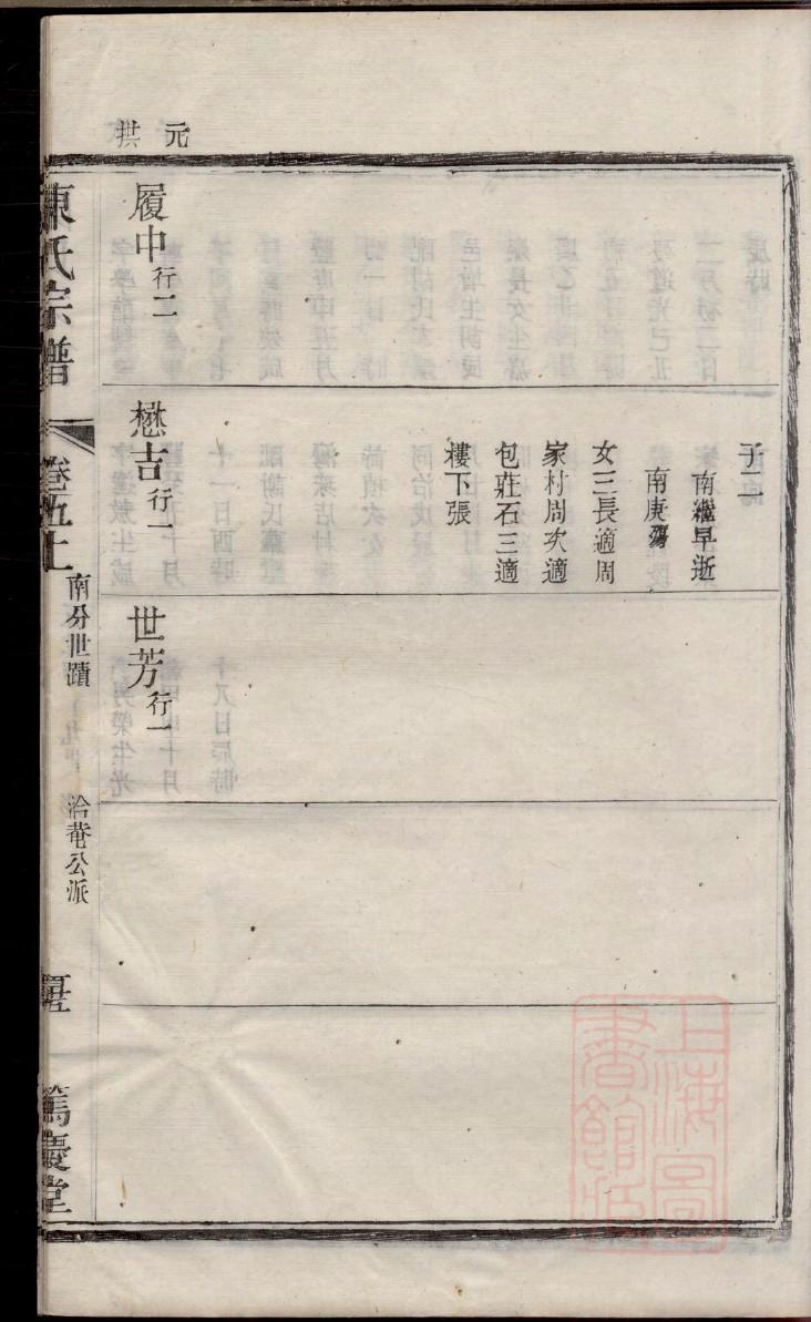 顾氏家谱族谱在哪里看