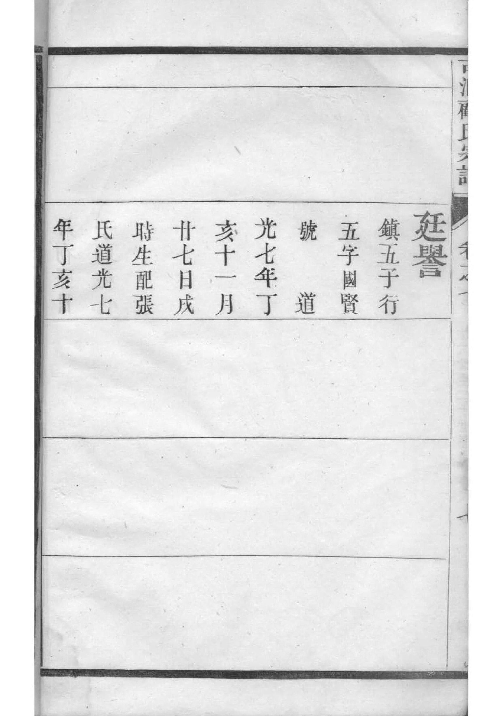 周氏族谱云南分支