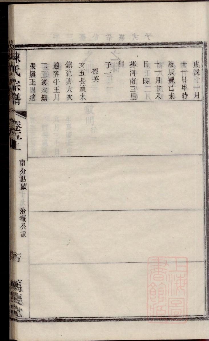 姚家族谱辈分