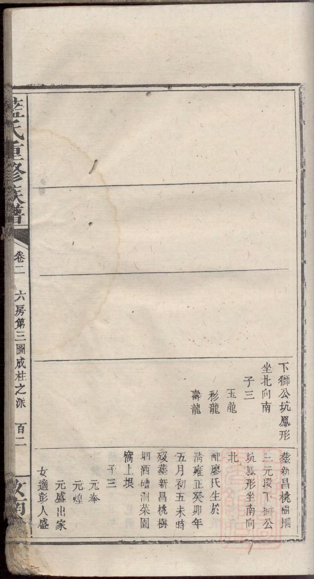 族谱模板手抄报