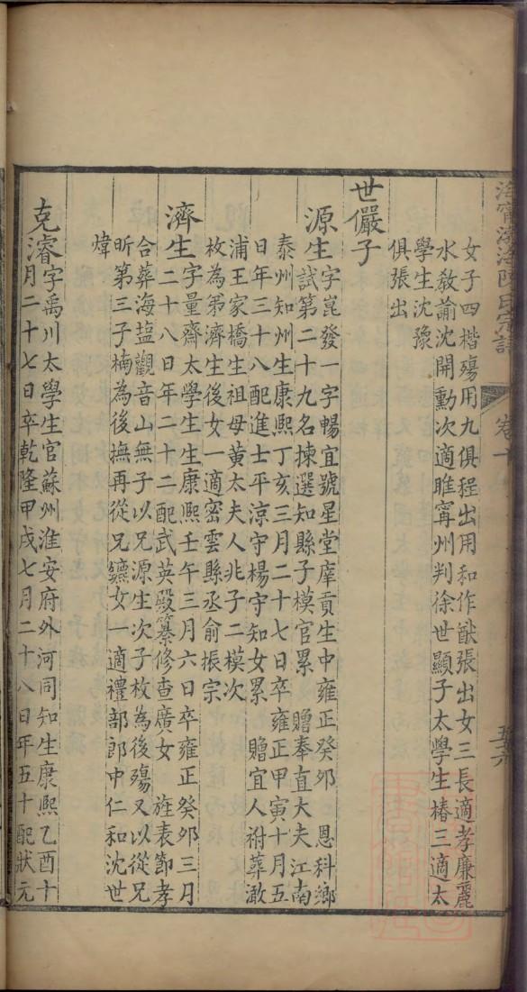 阴家族谱查询