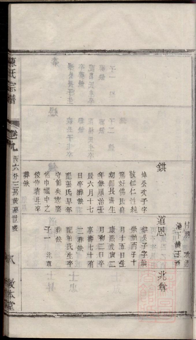 杭氏族谱字辈查询表