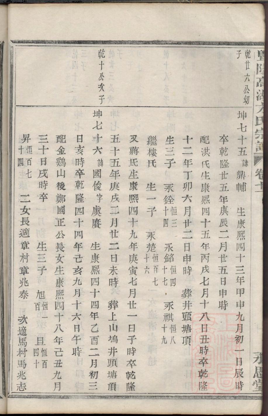 银氏族谱字辈
