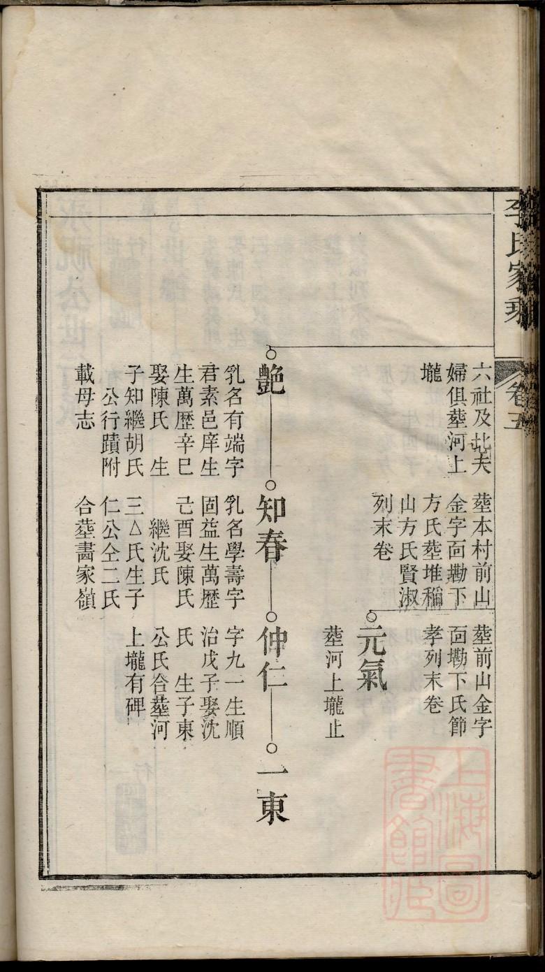 秦氏族谱辈分排行