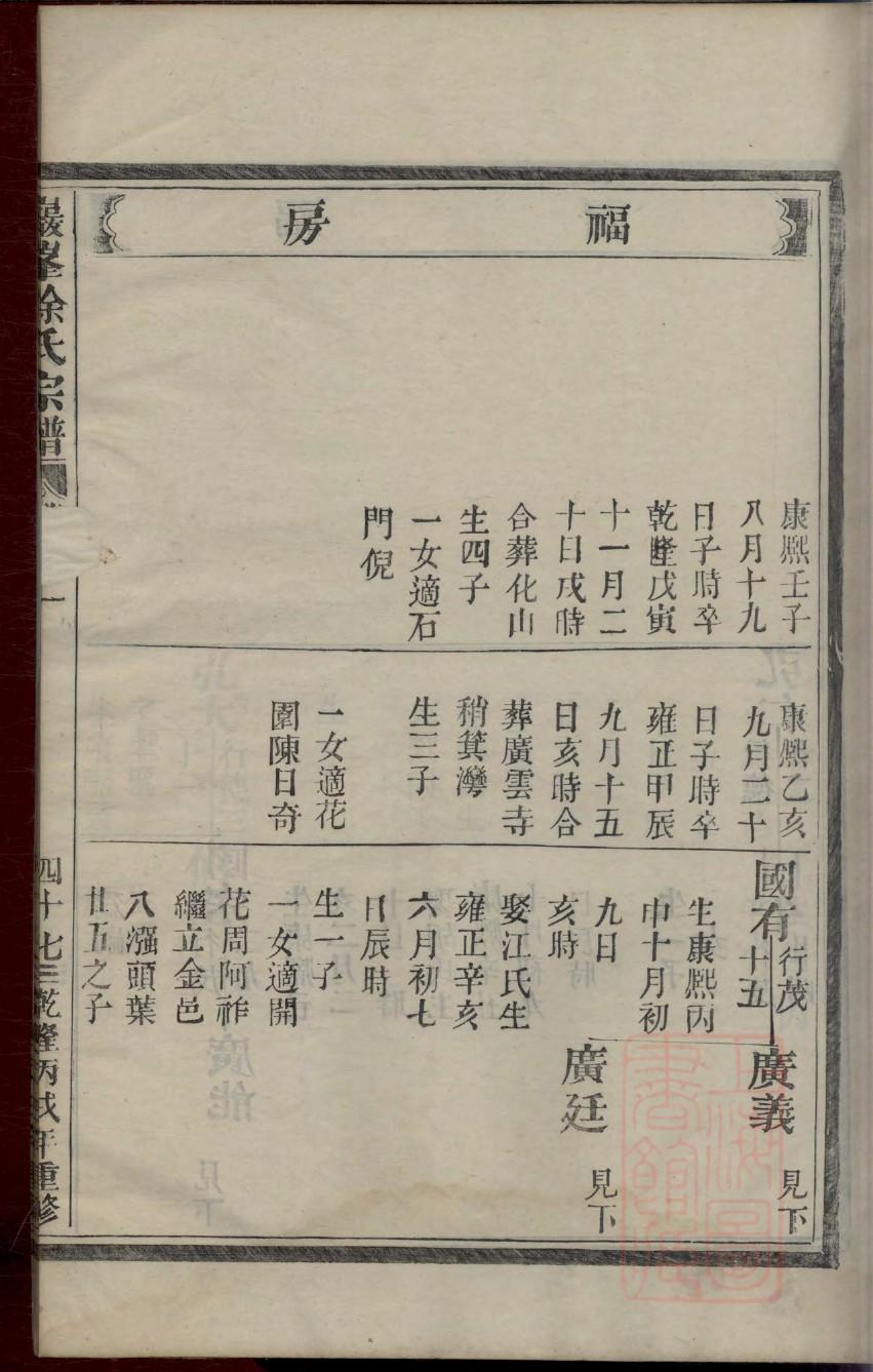 甄氏族谱图片