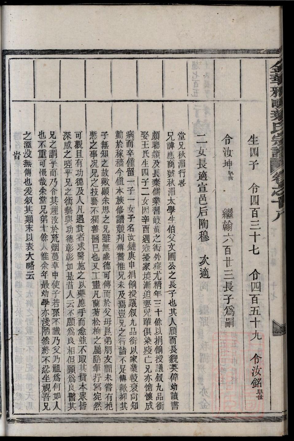 龙川骆氏族谱