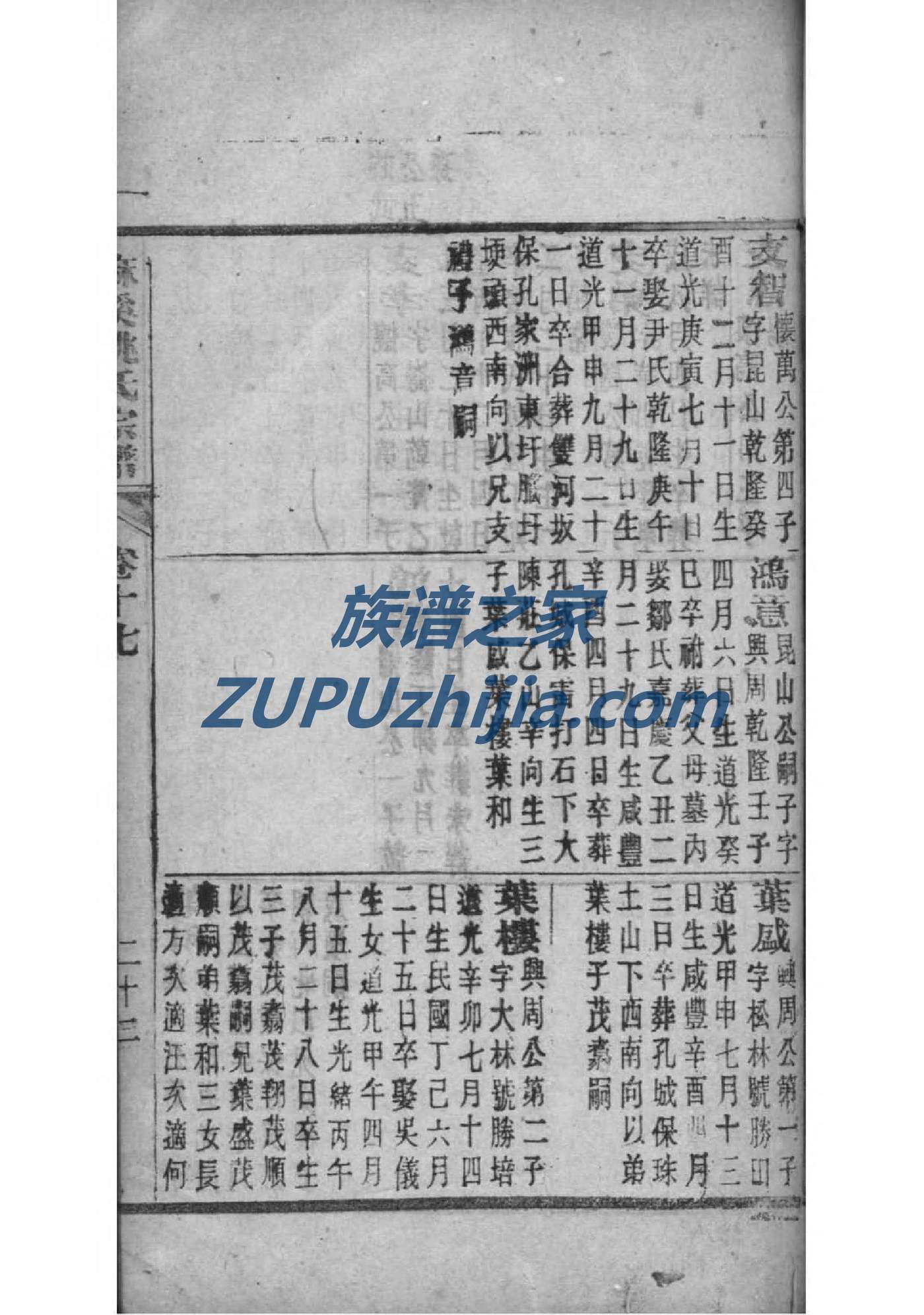 熊氏族谱鳌峰堂