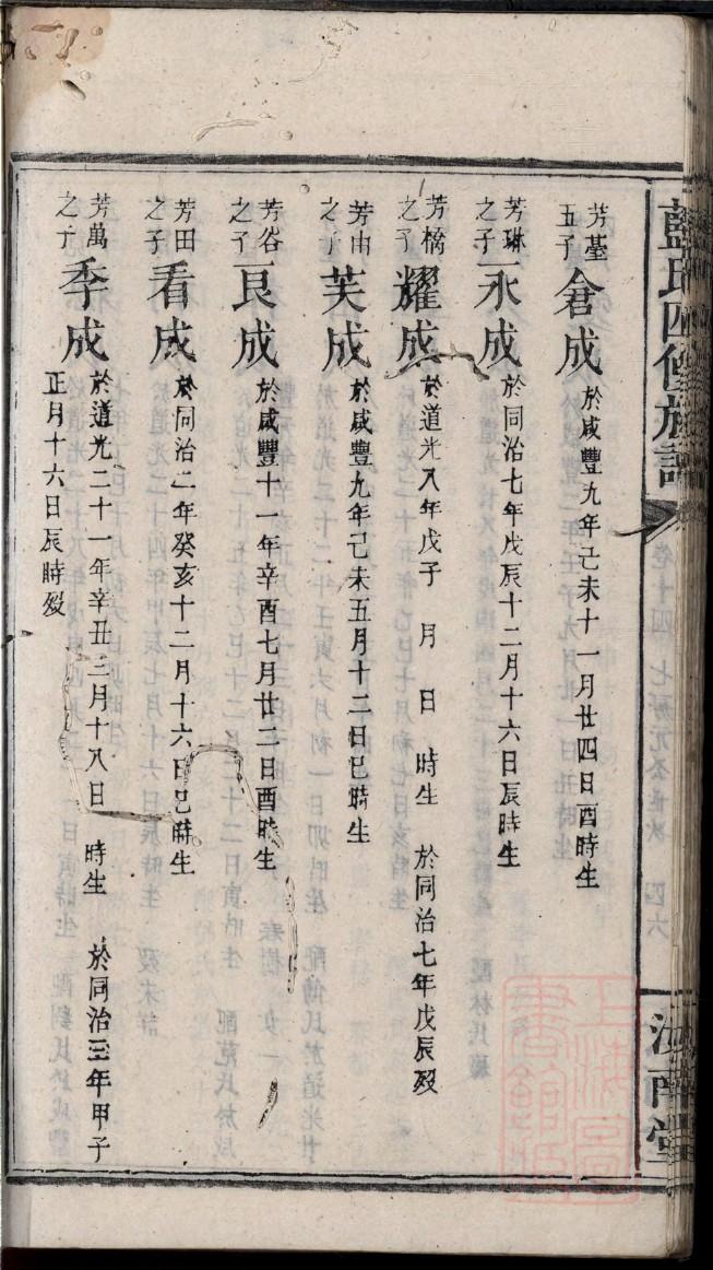 关氏怎么查自己的字辈