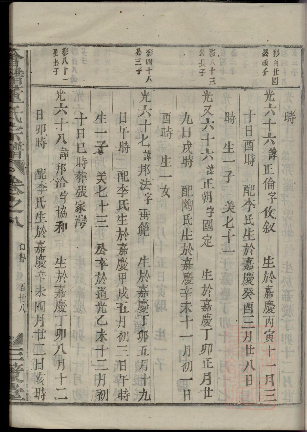 乔氏族谱