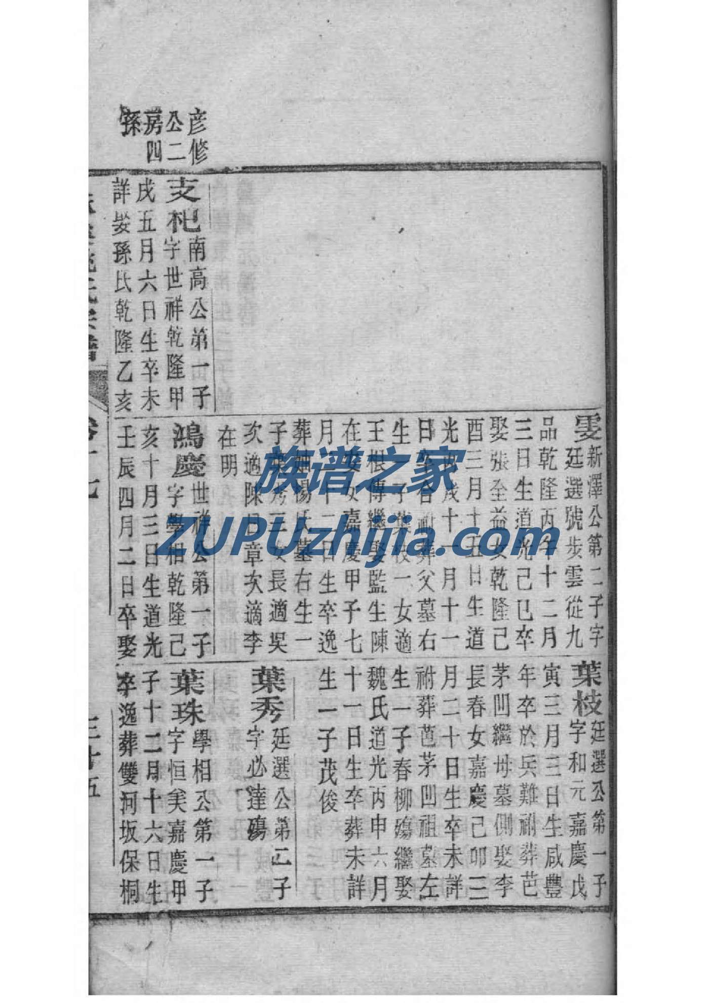 吴氏族谱江苏分支