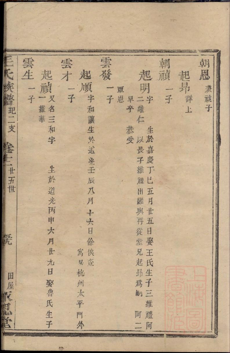山东鄄城孙氏族谱