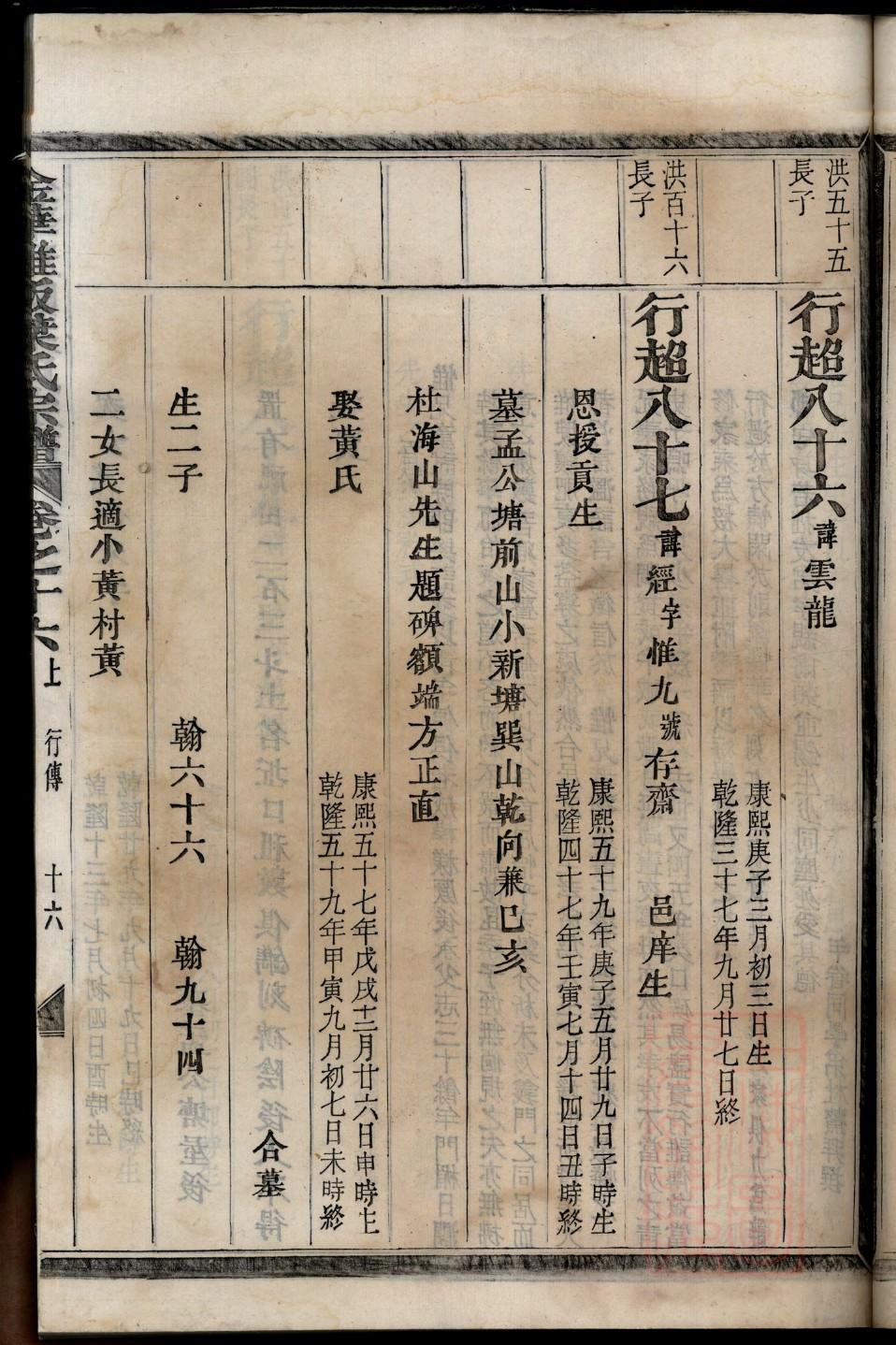 河南光山李氏族谱