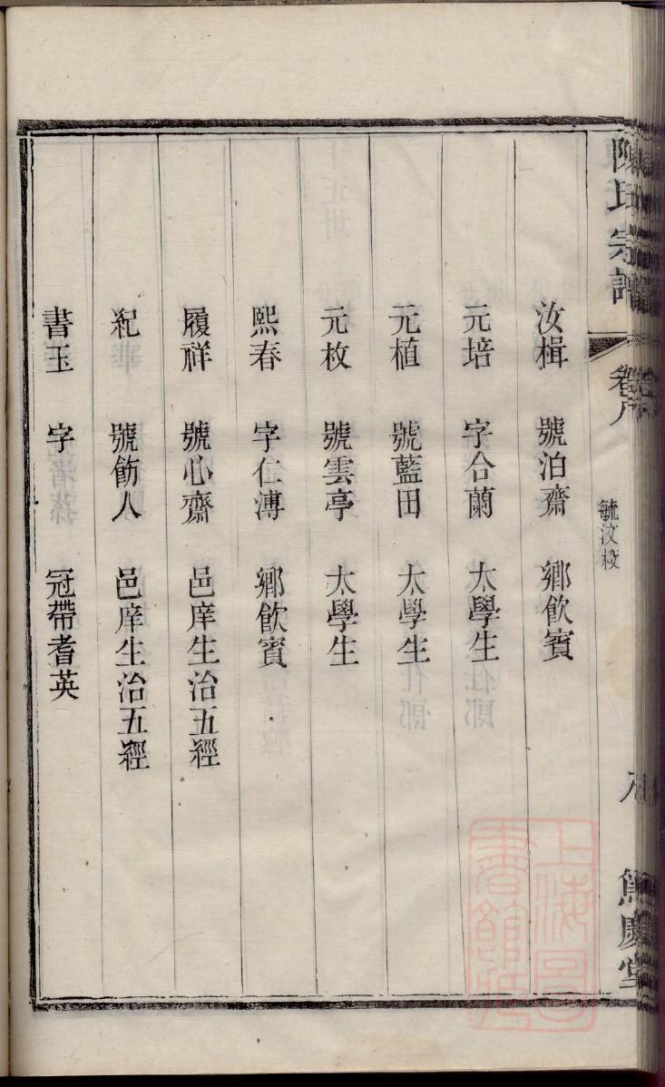 宏氏家谱族谱在哪里看