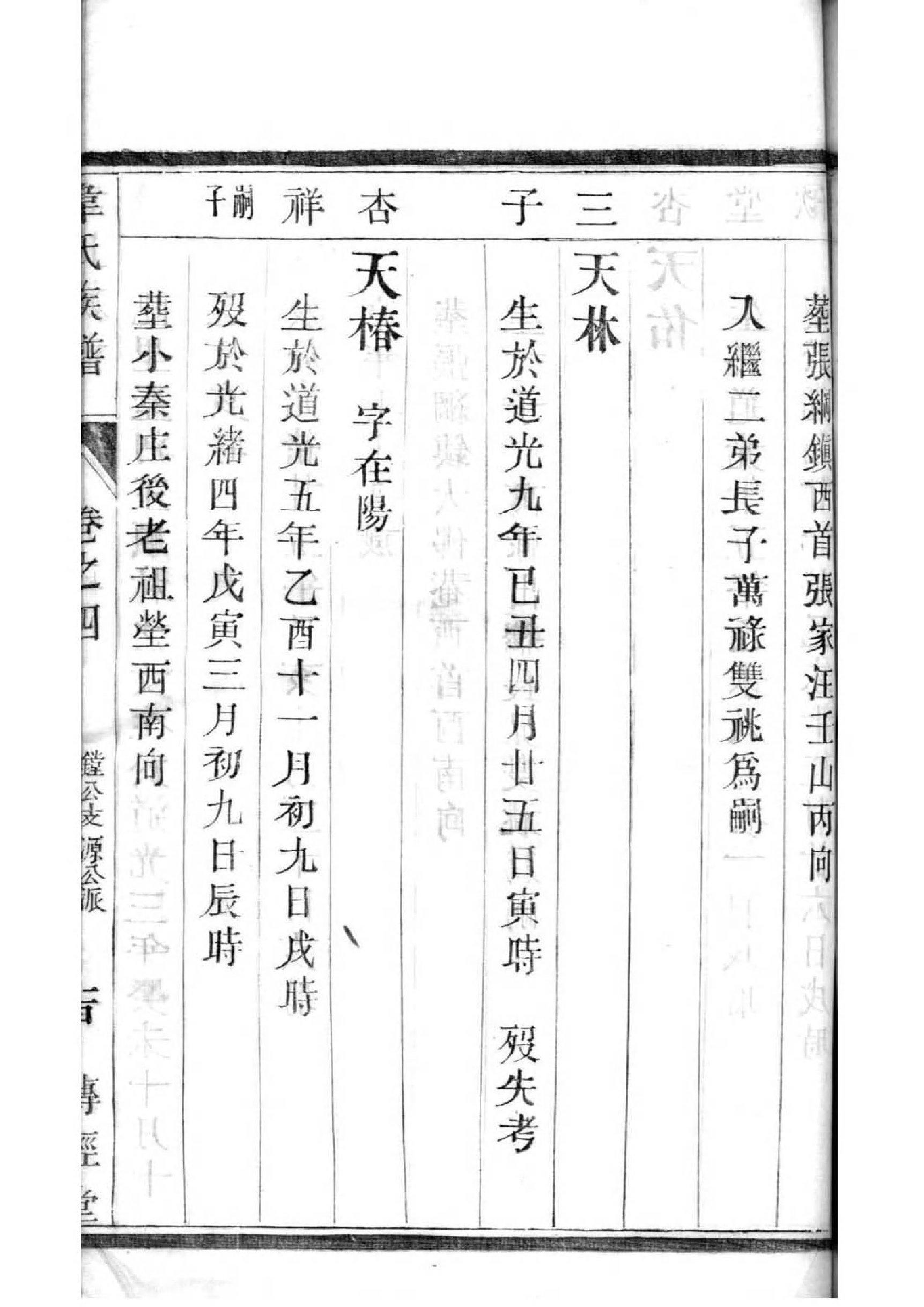 蒋氏族谱广西