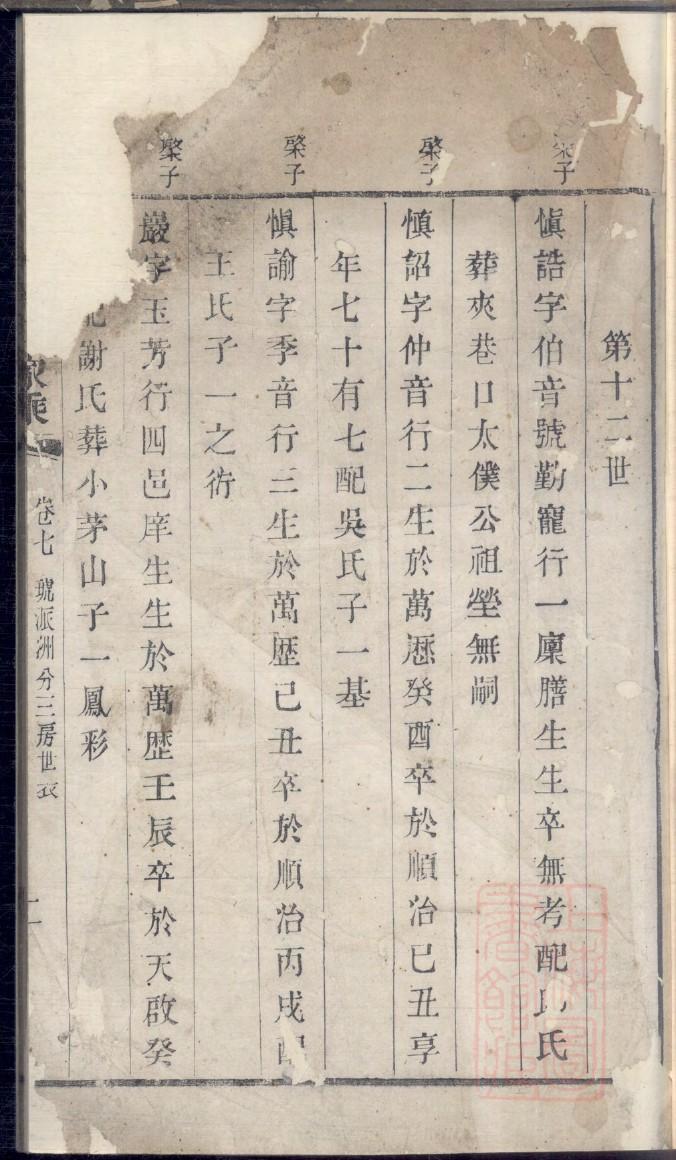 董氏家谱一览表