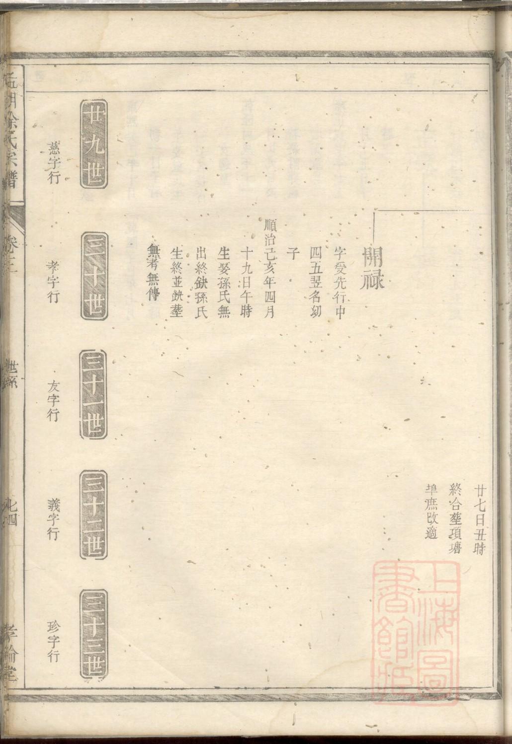 子车氏族谱书籍购买